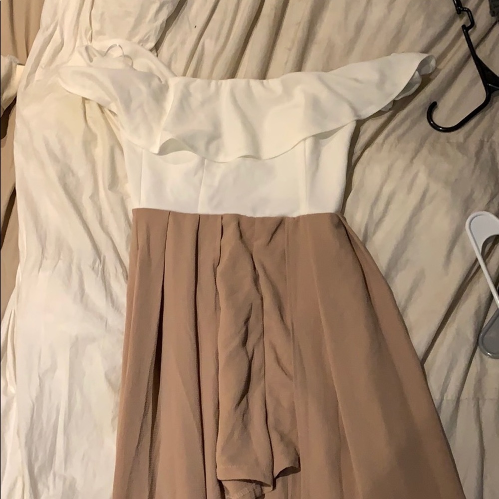 Strapless dress
